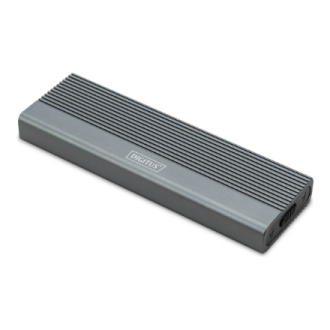 Digitus USB M.2 hard disk enclosure, SSD, external, NVMe + SATA, 10Gbps (NVMe) 6 Gbps (SATA), USB3.1 Gen2 | DA-71156 Digitus USB M.2 hard disk enclosure, SSD, external, NVMe + SATA, 10Gbps (NVMe) 6 Gbps (SATA), USB3.1 Gen2 | DA-71156