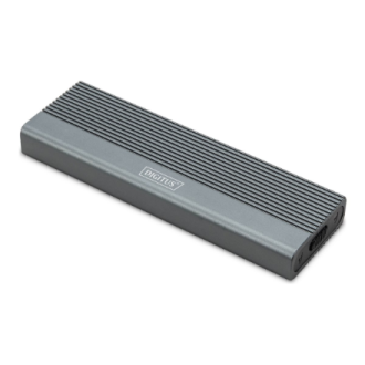 Digitus USB M.2 hard disk enclosure, SSD, external, SATA, 6Gbps, USB 3.1 Gen2 | DA-71154