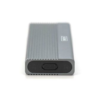 Digitus USB M.2 hard disk enclosure, SSD, external, SATA, 6Gbps, USB 3.1 Gen2 | DA-71154
