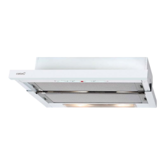 CATA Hood | CAMPANA TF-5260 WH /L | Telescopic | Energy efficiency class D | Width 60 cm | 325 m /h | Slider | LED | White CATA Hood | CAMPANA TF-5260 WH /L | Telescopic | Energy efficiency class D | Width 60 cm | 325 m /h | Slider | LED | White