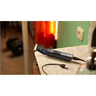 Philips | Hair Trimmer for Face and Body | QP6552/15 OneBlade Pro 360 | Cordless | Wet & Dry | Number of length steps 20 | Chrom Philips | Hair Trimmer for Face and Body | QP6552/15 OneBlade Pro 360 | Cordless | Wet & Dry | Number of length steps 20 | Chrom