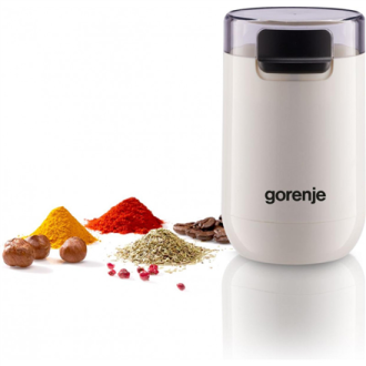 Gorenje | Coffee Grinder | SMK150SW | 150 W | Coffee beans capacity 45 g | Lid safety switch | White Gorenje | Coffee Grinder | SMK150SW | 150 W | Coffee beans capacity 45 g | Lid safety switch | White