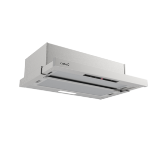 CATA Hood | TFK 6005 X | Telescopic | Energy efficiency class B | Width 60 cm | 360 m /h | Mechanical | CSLED | Stainless steel CATA Hood | TFK 6005 X | Telescopic | Energy efficiency class B | Width 60 cm | 360 m /h | Mechanical | CSLED | Stainless steel