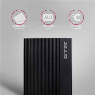 AXAGON Ribbed aluminum USB 3.2 Gen 1 - SATA 6G external box for 3.5 AXAGON Ribbed aluminum USB 3.2 Gen 1 - SATA 6G external box for 3.5