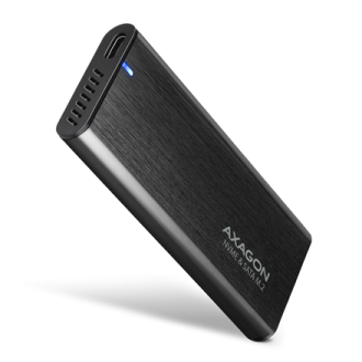 AXAGON External USB-C 3.2 Gen 2 metal box for M.2 NVMe & SATA SSD disks | EEM2-SB2 AXAGON External USB-C 3.2 Gen 2 metal box for M.2 NVMe & SATA SSD disks | EEM2-SB2