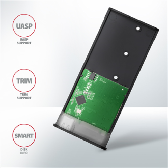 AXAGON External USB-C 3.2 Gen 2 metal box for M.2 SATA SSD disks | EEM2-SBC AXAGON External USB-C 3.2 Gen 2 metal box for M.2 SATA SSD disks | EEM2-SBC