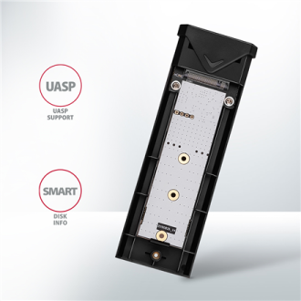 AXAGON External USB-C 10Gbps metal box for M.2 NVMe SSD disks | EEM2-UB2 AXAGON External USB-C 10Gbps metal box for M.2 NVMe SSD disks | EEM2-UB2