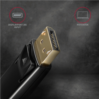 AXAGON | Active cable | DisplayPort to HDMI | 1.8 m AXAGON | Active cable | DisplayPort to HDMI | 1.8 m