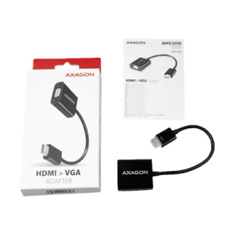 AXAGON | RVH-VGN, HDMI - VGA Reduction Adapter | 0.15 m AXAGON | RVH-VGN, HDMI - VGA Reduction Adapter | 0.15 m