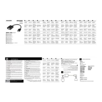 AXAGON | RVH-VGN, HDMI - VGA Reduction Adapter | 0.15 m AXAGON | RVH-VGN, HDMI - VGA Reduction Adapter | 0.15 m