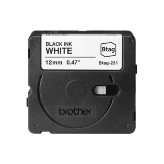Brother BTAG-231 | Black on White | Btag Brother BTAG-231 | Black on White | Btag