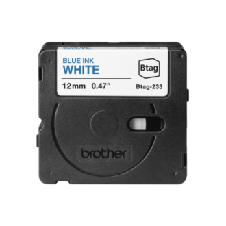Brother BTAG-233 | Blue on White | Btag Brother BTAG-233 | Blue on White | Btag