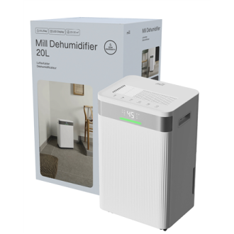 Mill | Dehumidifier | MDH20 | Suitable for rooms up to 20-30 m | Water tank capacity 4 L | White Mill | Dehumidifier | MDH20 | Suitable for rooms up to 20-30 m | Water tank capacity 4 L | White