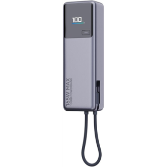 Xiaomi 165W Power Bank (Integrated Cable) | 10000 mAh | USB-C | Gray Xiaomi 165W Power Bank (Integrated Cable) | 10000 mAh | USB-C | Gray