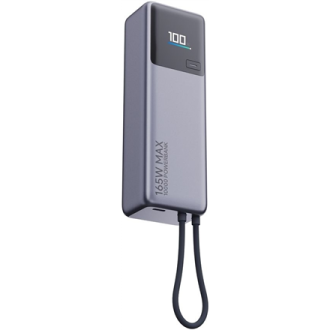 Xiaomi 165W Power Bank (Integrated Cable) | 10000 mAh | USB-C | Gray Xiaomi 165W Power Bank (Integrated Cable) | 10000 mAh | USB-C | Gray