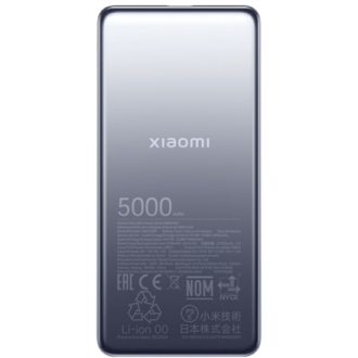Xiaomi Ultra Slim Power Bank | 5000 mAh | USB-C | Gray