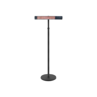 TunaBone Electric Standing Patio Heater, Single carbon golden tube | TB2580ST-01 | Patio heater | 2500 W | Black TunaBone Electric Standing Patio Heater, Single carbon golden tube | TB2580ST-01 | Patio heater | 2500 W | Black