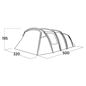 Easy Camp Family tent | Hamra 5 | 5 person(s) | Blue Easy Camp Family tent | Hamra 5 | 5 person(s) | Blue