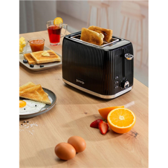 Gorenje Toaster | T850DPB | Number of slots 2 | Housing material Plastic | Black Gorenje Toaster | T850DPB | Number of slots 2 | Housing material Plastic | Black