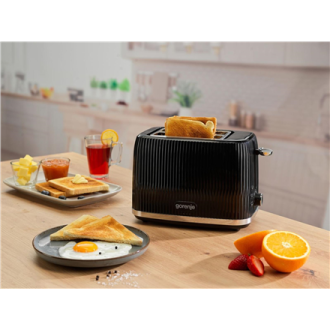Gorenje Toaster | T850DPB | Number of slots 2 | Housing material Plastic | Black Gorenje Toaster | T850DPB | Number of slots 2 | Housing material Plastic | Black