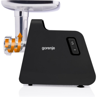 Gorenje Meat grinder | MG2001SB | Black/Stainless Steel | 2000 W | Number of speeds 1 | Throughput (kg/min) 2.6