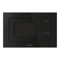 Candy Microwave oven with Grill | CA20FMW7NB | Built-in | 1000 W | 20 L | Grill | Black
