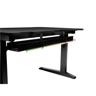 Genesis Gaming Desk | Holm 120 Modular | Black Genesis Gaming Desk | Holm 120 Modular | Black