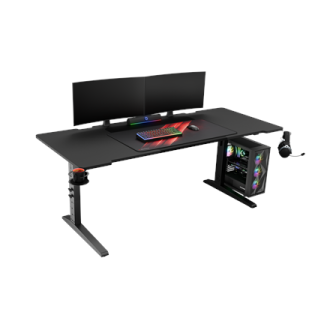 Genesis | Modular Gaming Desk | Holm 180 RGB | Anthracite Black Genesis | Modular Gaming Desk | Holm 180 RGB | Anthracite Black