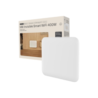 Mill Invisible Smart WiFi Heater | PA400WIFI4 | Panel Heater | 400 W | Suitable for rooms up to 4-6 m | White | IPX4