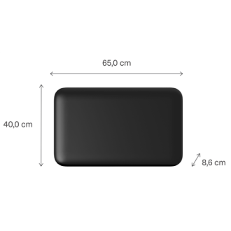 Mill Invisible Smart WiFi Panel Heater | PA700WIFI4B | Panel Heater | 700 W | Suitable for rooms up to 9-12 m | Black | IPX4 Mill Invisible Smart WiFi Panel Heater | PA700WIFI4B | Panel Heater | 700 W | Suitable for rooms up to 9-12 m | Black | IPX4