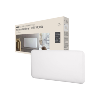Mill Invisible Smart WiFi Heater | PA1000WIFI4 | Panel Heater | 1000 W | Suitable for rooms up to 12-16 m | White | IPX4 Mill Invisible Smart WiFi Heater | PA1000WIFI4 | Panel Heater | 1000 W | Suitable for rooms up to 12-16 m | White | IPX4