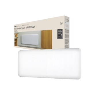 Mill Invisible Smart WiFi Heater | PA1300WIFI4 | Panel Heater | 1300 W | Suitable for rooms up to 15-19 m | White | IPX4 Mill Invisible Smart WiFi Heater | PA1300WIFI4 | Panel Heater | 1300 W | Suitable for rooms up to 15-19 m | White | IPX4