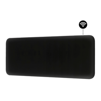 Mill Invisible Smart WiFi Heater | PA1300WIFI4B | Panel Heater | 1300 W | Suitable for rooms up to 15-19 m | Black | IPX4