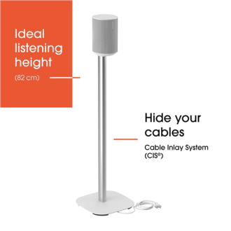 Vogels Floor stand | SFS 4113 Sonos speaker stand for Era 100 | Maximum weight (capacity) 2 kg | White Vogels Floor stand | SFS 4113 Sonos speaker stand for Era 100 | Maximum weight (capacity) 2 kg | White