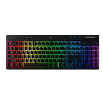 Razer | BlackWidow V4 Low-profile HyperSpeed | Gaming Keyboard | Wireless | US | Yellow Linear Razer | BlackWidow V4 Low-profile HyperSpeed | Gaming Keyboard | Wireless | US | Yellow Linear
