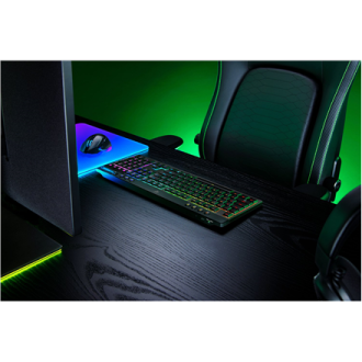 Razer | BlackWidow V4 Low-profile HyperSpeed | Gaming Keyboard | Wireless | US | Yellow Linear Razer | BlackWidow V4 Low-profile HyperSpeed | Gaming Keyboard | Wireless | US | Yellow Linear