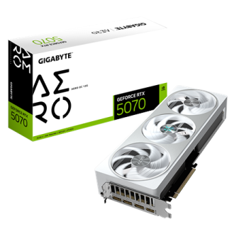 Gigabyte GeForce RTX 5070 AERO OC 12G | NVIDIA | 12 GB | GeForce RTX 5070 | HDMI ports quantity 1 | PCI-E 5.0 Gigabyte GeForce RTX 5070 AERO OC 12G | NVIDIA | 12 GB | GeForce RTX 5070 | HDMI ports quantity 1 | PCI-E 5.0