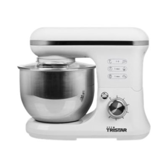 Tristar Kitchen Machine | MX-4817 | 1200 W | Number of speeds 6 | Bowl capacity 5 L | White Tristar Kitchen Machine | MX-4817 | 1200 W | Number of speeds 6 | Bowl capacity 5 L | White