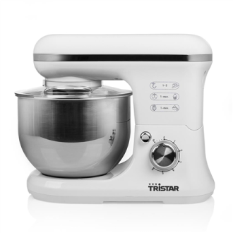Tristar Kitchen Machine | MX-4817 | 1200 W | Number of speeds 6 | Bowl capacity 5 L | White Tristar Kitchen Machine | MX-4817 | 1200 W | Number of speeds 6 | Bowl capacity 5 L | White