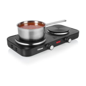 Tristar Table Hob | KP-6152 | Number of burners/cooking zones 2 | Electric | Black