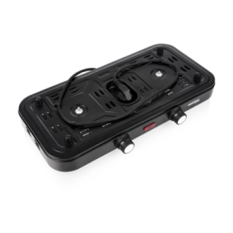Tristar Table Hob | KP-6152 | Number of burners/cooking zones 2 | Electric | Black