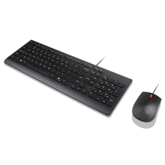 Lenovo Essential Wired Combo Keyboard and Mouse | Keyboard and Mouse Set | Wired | Mouse included | Nordic | Black Lenovo Essential Wired Combo Keyboard and Mouse | Keyboard and Mouse Set | Wired | Mouse included | Nordic | Black