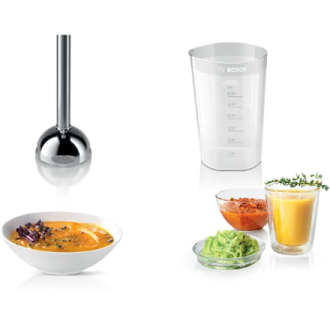 Bosch | Hand Blender | MSM2610B CleverMixx | Hand Blender | 600 W | Number of speeds 1 | Black/Grey