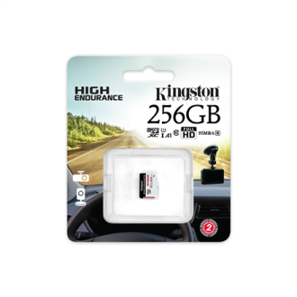 Kingston Endurance 95R | 256 GB | microSDXC | Flash memory class Class 10, UHS-I Kingston Endurance 95R | 256 GB | microSDXC | Flash memory class Class 10, UHS-I