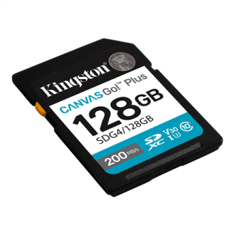 Kingston | Canvas Go! Plus | 128 GB | SD | Flash memory class Class 10, UHS-I, U3, V30 Kingston | Canvas Go! Plus | 128 GB | SD | Flash memory class Class 10, UHS-I, U3, V30