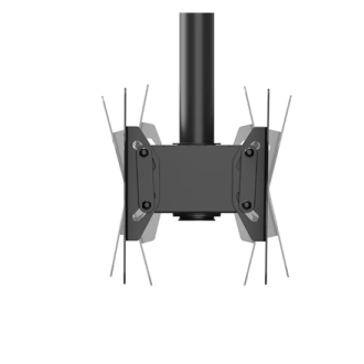 Neomounts CL35-340BL22 Dual Monitor/TV Mount Ceiling | Adjustable Height, Rotate, Tilt, Swivel | 23-42 Neomounts CL35-340BL22 Dual Monitor/TV Mount Ceiling | Adjustable Height, Rotate, Tilt, Swivel | 23-42