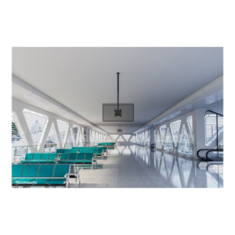 Neomounts CL35-340BL22 Dual Monitor/TV Mount Ceiling | Adjustable Height, Rotate, Tilt, Swivel | 23-42 Neomounts CL35-340BL22 Dual Monitor/TV Mount Ceiling | Adjustable Height, Rotate, Tilt, Swivel | 23-42