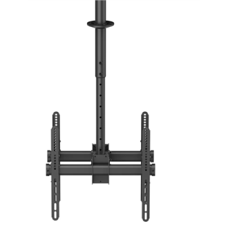 Neomounts NM-C440DBLACK Dual monitor/TV mount ceiling | Adjustable Height, Rotate, Tilt, Swivel | 32-60 Neomounts NM-C440DBLACK Dual monitor/TV mount ceiling | Adjustable Height, Rotate, Tilt, Swivel | 32-60