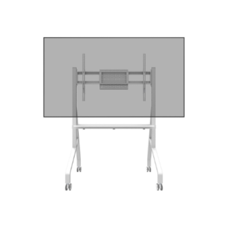 Neomounts Floor stand | FL50-525WH1 TV trolley | Adjustable Height | 55-86 