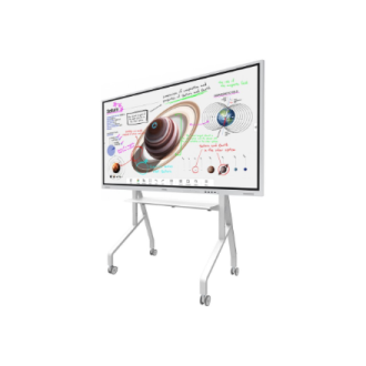 Neomounts Floor stand | FL50-525WH1 TV trolley | Adjustable Height | 55-86 